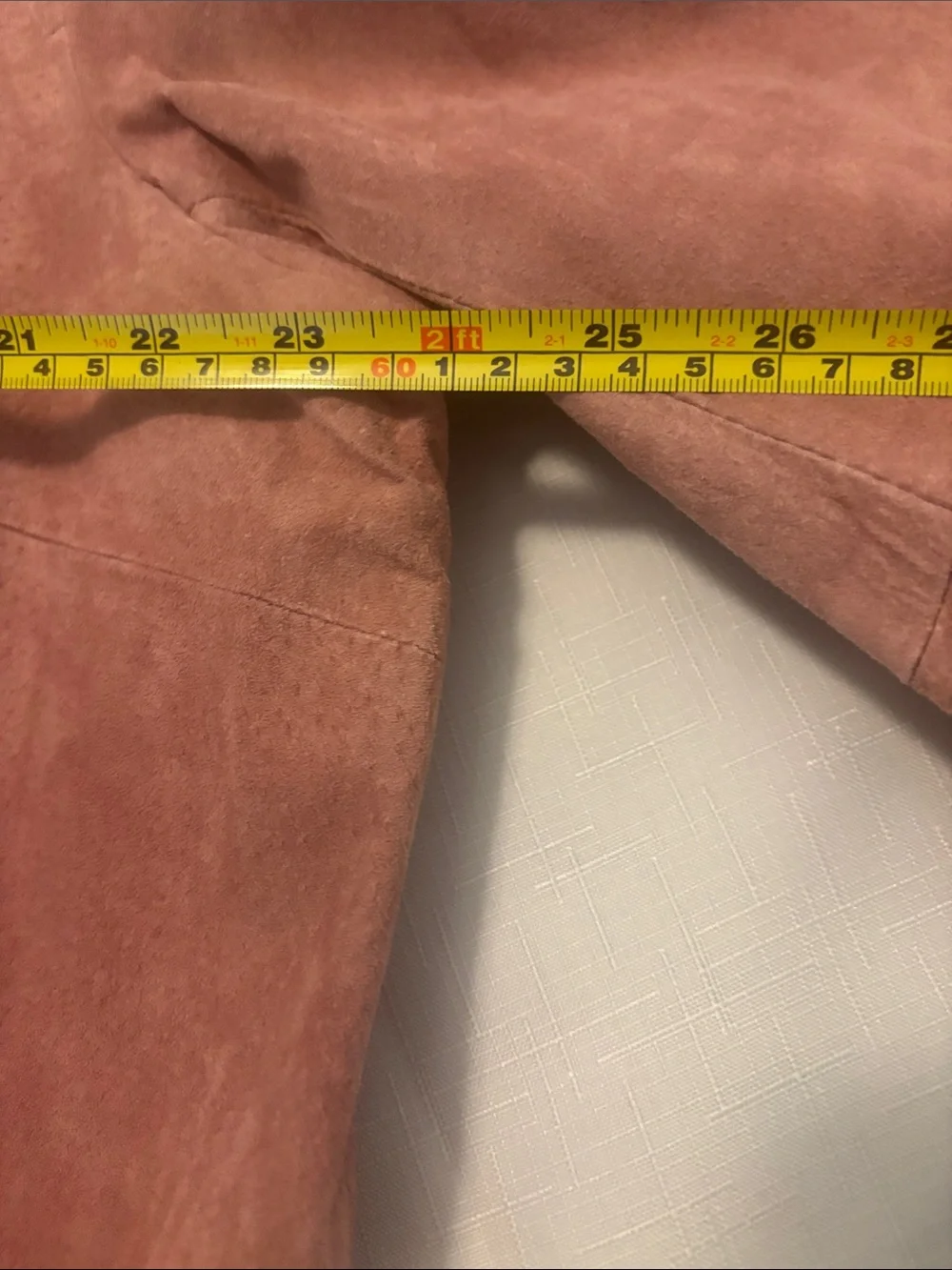 VTG D&Co Dusty Rose Suede Leather Snap Button-Front Shirt Jacket SZ XL lined Y2K - Picture 4 of 11